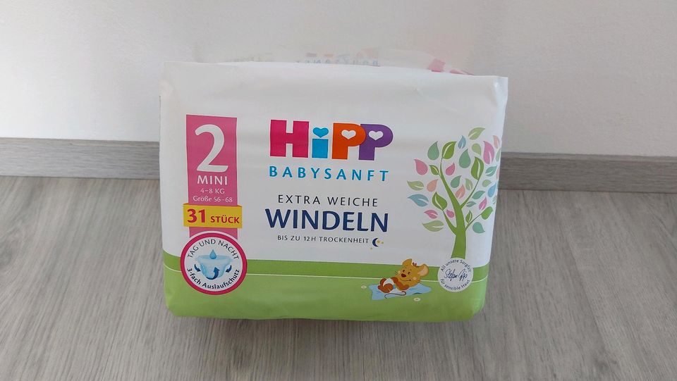 Hipp Windeln Gr. 2 Pampers Wickeln Windeln Babys Windeltorte Pfle in Delmenhorst