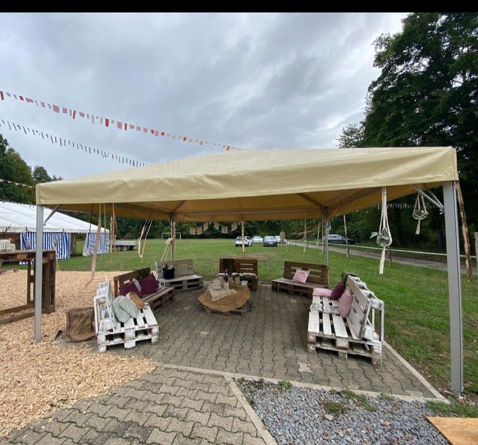 Partyzelt mieten | Hochzeit | Geburtstag | 5m x 5m in Strahlungen