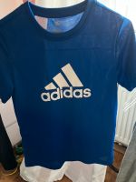 Adidas T-shirt 152 blau Sport blau weiß Hessen - Offenbach Vorschau