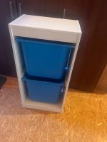 Ikea Trofast Aufbewahrung mit Boxen blaue Boxen 95x46x30 weiß Bayern - Wittislingen Vorschau