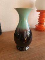 Keramik Blumenvase Goldrand 50er 60er Rockabilly Mid Century Deko Nordrhein-Westfalen - Viersen Vorschau