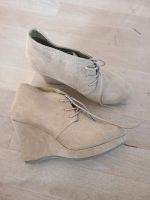 Damen Schuhe Gr 39 Keilabsatz beige Top Zustand Bayern - Erdweg Vorschau