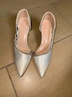 Silberne High Heels Nordrhein-Westfalen - Gelsenkirchen Vorschau