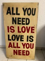 All you need is love Wandbild / Beatles - Fans Düsseldorf - Bilk Vorschau