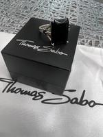 Thomas Sabo, Ring mit Onyx Stein Gr. 54 (TR2261-641-11) Sachsen-Anhalt - Etgersleben Vorschau