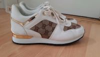 Sneaker weiß gold braun beige Gr. 40 edel Niedersachsen - Hildesheim Vorschau