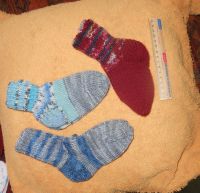 3x Kleinkinder-Socken Baby gestrickt Handarbeit Kinder 12-13cm Bayern - Weil a. Lech Vorschau