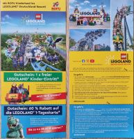 Legoland Günzburg Gutschein 1 Kind frei bzw 60 % 1 bis 4 Personen Saarland - Tholey Vorschau