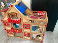 Puppenhaus mit 6 Holzpuppen und viel Möbel Dortmund - Innenstadt-West Vorschau