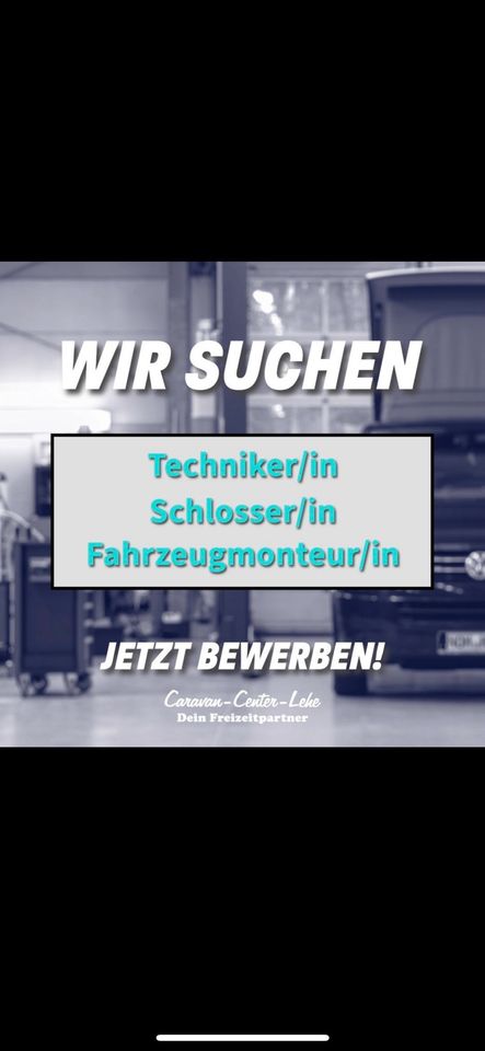 Caravantechniker/in Mechaniker/in KFZ‘lerin Servicetechniker/in in Dessau-Roßlau