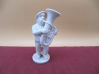 alte Porzellan Figur weiß Mann beim Tuba spielen seltene Marke ! Niedersachsen - Hoya Vorschau