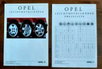 Prospekt + Preise Opel Aluräder 1992  Kadett E Astra F GSi usw. Niedersachsen - Hildesheim Vorschau