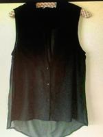 Bluse von New Look - transparent - Gr.36 - schwarz - Neuwertig Hessen - Büdingen Vorschau