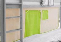 Bettvorhang für Etagenbett Hochbett grün mit Klettverschluss Pankow - Weissensee Vorschau