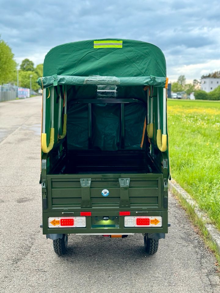 Kabinenroller Cargo Premium Elektro Pritsche 45 km/h 25 km/h Pickup ape in Dürnau