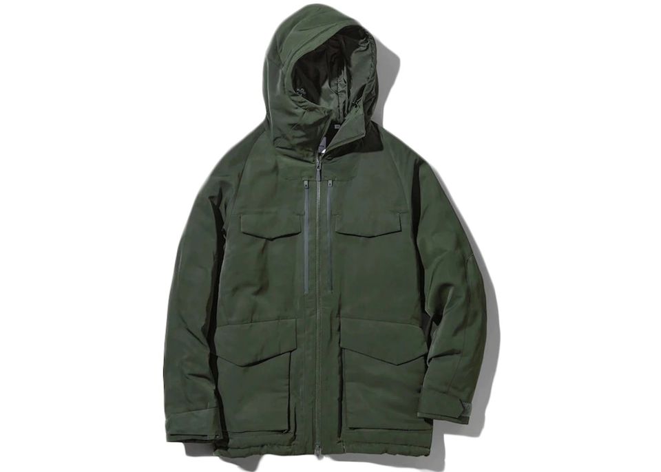 •Neu• White Mountaineering x Uniqlo Down Jacke Parka, Grün, S in München