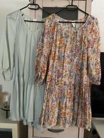 2 Stück Kleid Tunika Stufen H&M Hellblau+Geblümt S-M Bayern - Landshut Vorschau