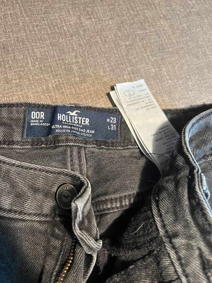 Hollister Jeans grau wide leg 23/31 in Coburg