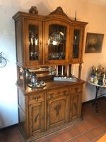 antiker Vitrinenschrank (Buffet + Vitrinenaufsatz), Louis Seize, Nordrhein-Westfalen - Langenfeld Vorschau