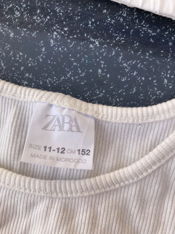 Zara~ 2 x Shirt  Gr. 152 164 Mädchen Top in Hessisch Lichtenau