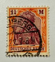Briefmarke Germania 1 1/2 M 1920 Deutsches Reich Berlin - Steglitz Vorschau