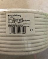 Koaxialleitung Kabel 50 m weiß 1,1/5,0 NEU OVP Nordrhein-Westfalen - Moers Vorschau
