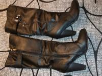 Stiefel schwarz, Gr.40,getragen Brandenburg - Beelitz Vorschau
