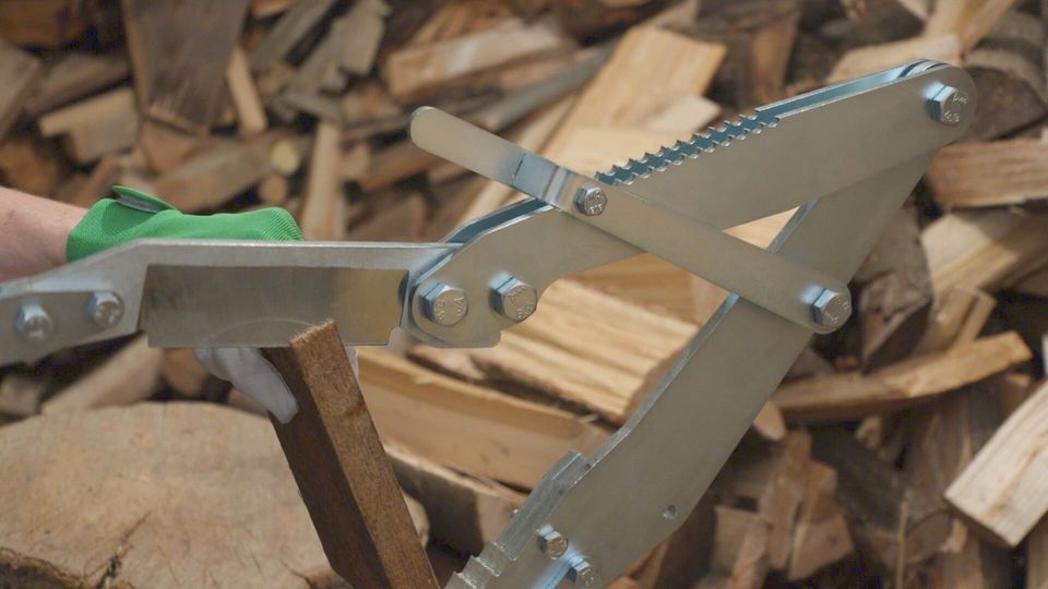 ⚠️ Knacks Hand-Holzspalter Spanmesser für Anmachholz, Anzündholz in Much