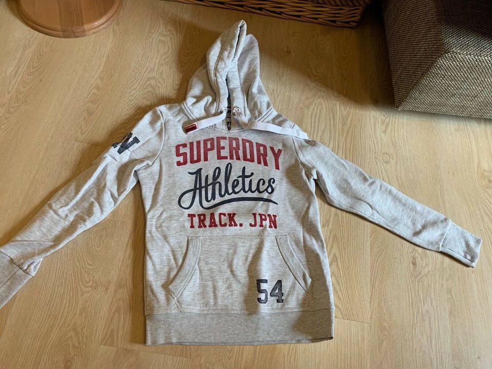 Hollister Damen Sweatshirt Sweat hoodie weiß Gr S/M in Gevelsberg