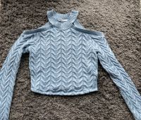 Zara Pullover mit Cut Outs hellblau M Nordrhein-Westfalen - Brakel Vorschau