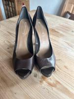 High Heels, Leder dunkelbraun Größe 40 Baden-Württemberg - Ulm Vorschau