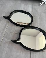 Schwarzer Spiegel in Sprechblasen-Form, 2 Stück (pro Stück 1€) Sachsen - Eilenburg Vorschau