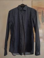 Hemd Langarmhemd S 37/38 Herren H&M dunkelblau Print Punkte Rheinland-Pfalz - Braunweiler Vorschau