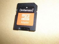 SD Card Adapter, Intenso,Micro S HC, Bayern - Pommersfelden Vorschau