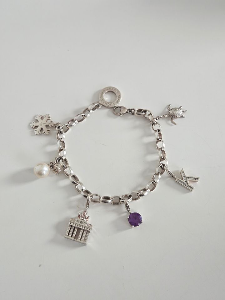 Thomas Sabo Bettelarmband,6 Charms 925 SilberBrandenburger Tor in Gifhorn