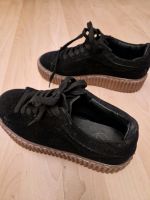 Damen Sneaker-wie neu-Wildleder schwarz Gr. 38 Nordrhein-Westfalen - Ostbevern Vorschau