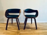 2 x ähnliche Stühle Nussbaum Leder Design Scandinavian Berlin - Wilmersdorf Vorschau