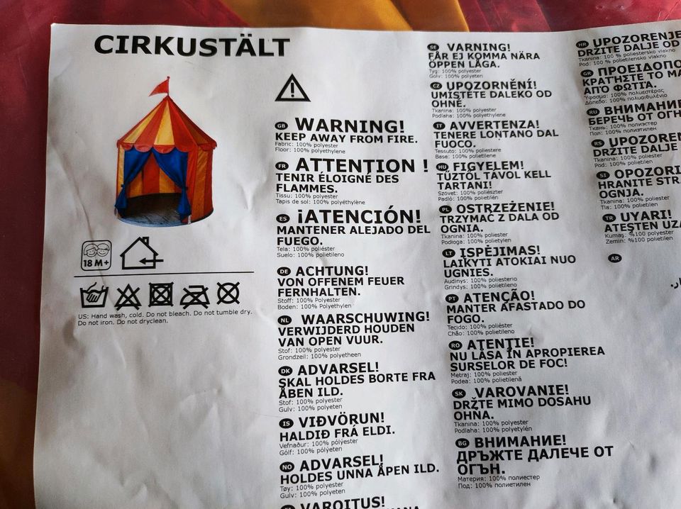 Zirkuszelt Ikea  Spielzelt Kinder Neu in Oberhausen