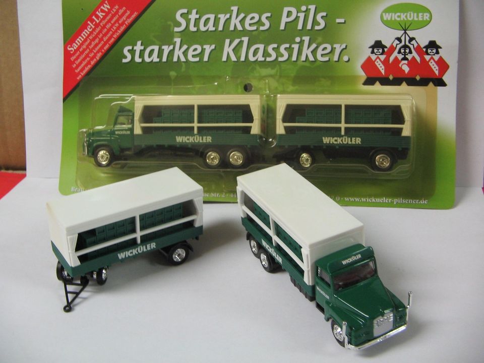 15 LKW-Modelle H0 1:87 Werbetrucks Bier & Getränke von A-Z # 8 in Waren (Müritz)