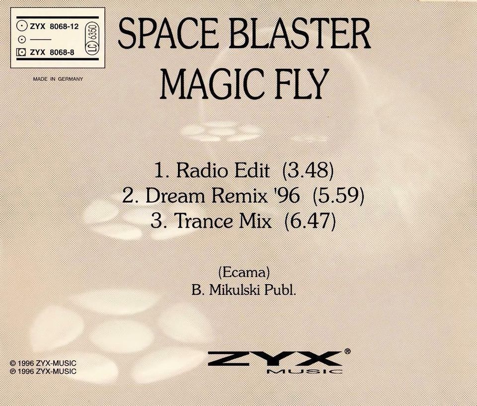 MAXI SINGLE - SPACE BLASTER - MAGIC FLY - 3 VERSIONEN / MIXE in Aachen