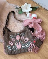 NEU Esprit Tasche + Schal Blumen Stickerei Echtleder Bad Doberan - Landkreis - Tessin Vorschau