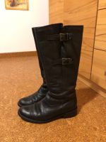 Lederstiefel Stiefel Winterstiefel gefüttert Leder schwarz Gr 37 Bayern - Wiggensbach Vorschau