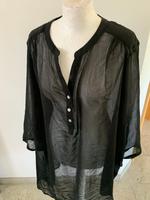 Chiffonbluse, Long-Bluse in schwarz, Gr. 52 Saarland - Beckingen Vorschau