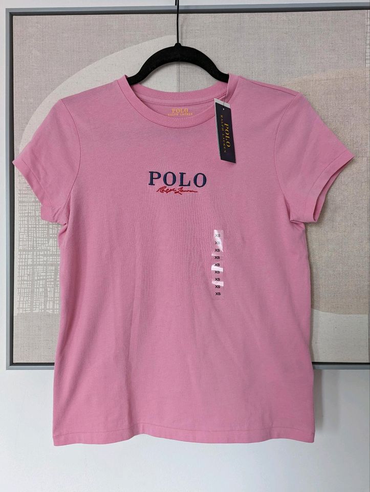 Polo Ralph Lauren T Shirt Oberteil xs 32 34 pink Damen rosa neu in Viernheim