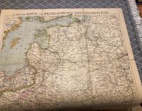 Karte Frontkarte, Westrussische Kriegsschauplätze, Weltkrieg Niedersachsen - Burgdorf Vorschau