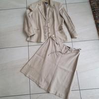 Mexx Leinen Set Blazer & Rock Beige Gr 42 Bayern - Hallbergmoos Vorschau