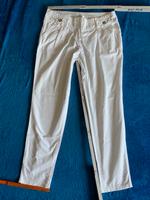 Damen S, Hose, Jeans, Baumwollhose weiß Sachsen-Anhalt - Aschersleben Vorschau