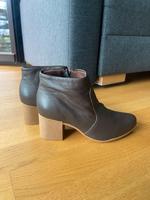 Elegant Brown Leather Ankle Boots – New – Size EU 37 Pankow - Prenzlauer Berg Vorschau