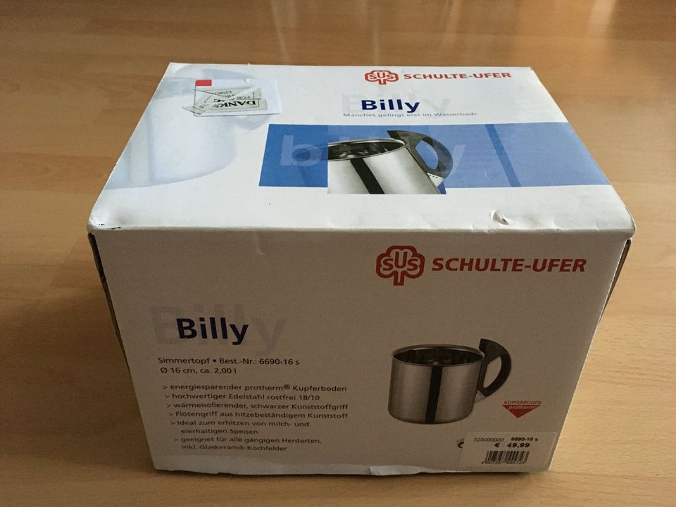 Schulte-Ufer Billy Simmertopf 16cm in Halle