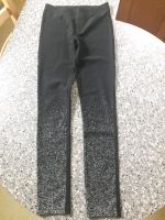 H&M 158 schwarze Jegging Tregging Glitzer Jeans wie neu Sachsen - Kirschau Vorschau